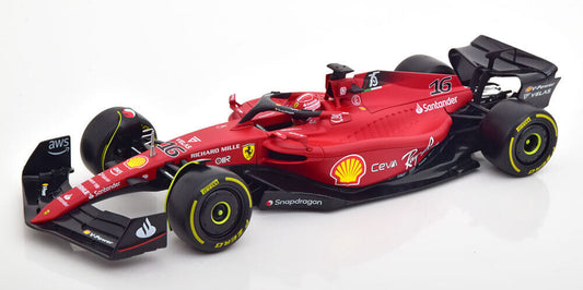 1/18 Scale Bburago 2022 Ferrari F1-75 Charles Leclerc Diecast Model Car