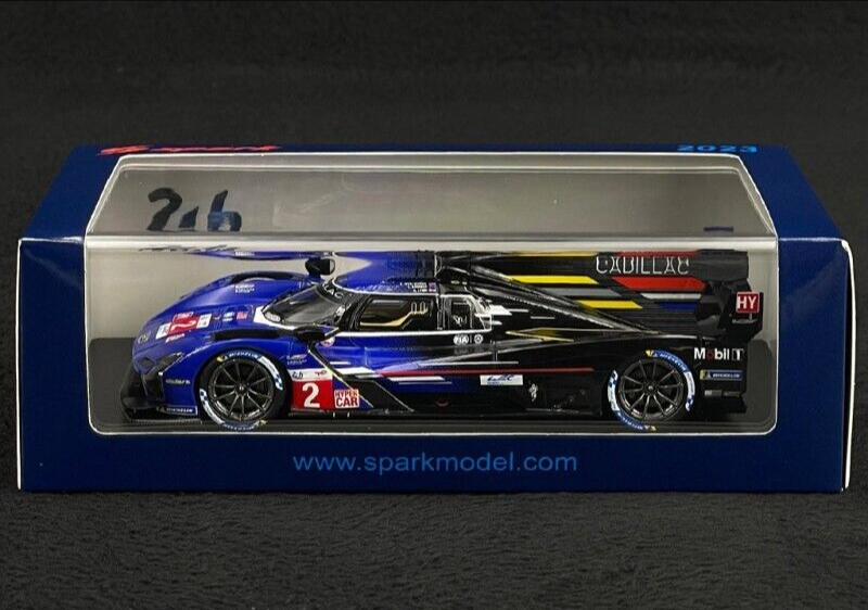 1/43 Scale Spark Cadillac V-LMDh GTP Cadillac Racing 2023 WEC LeMans 3rd