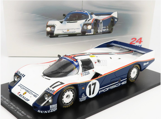 1/18 Scale Spark 1987 Porsche 962c #17 Rothmans Winner 24h Le Mans