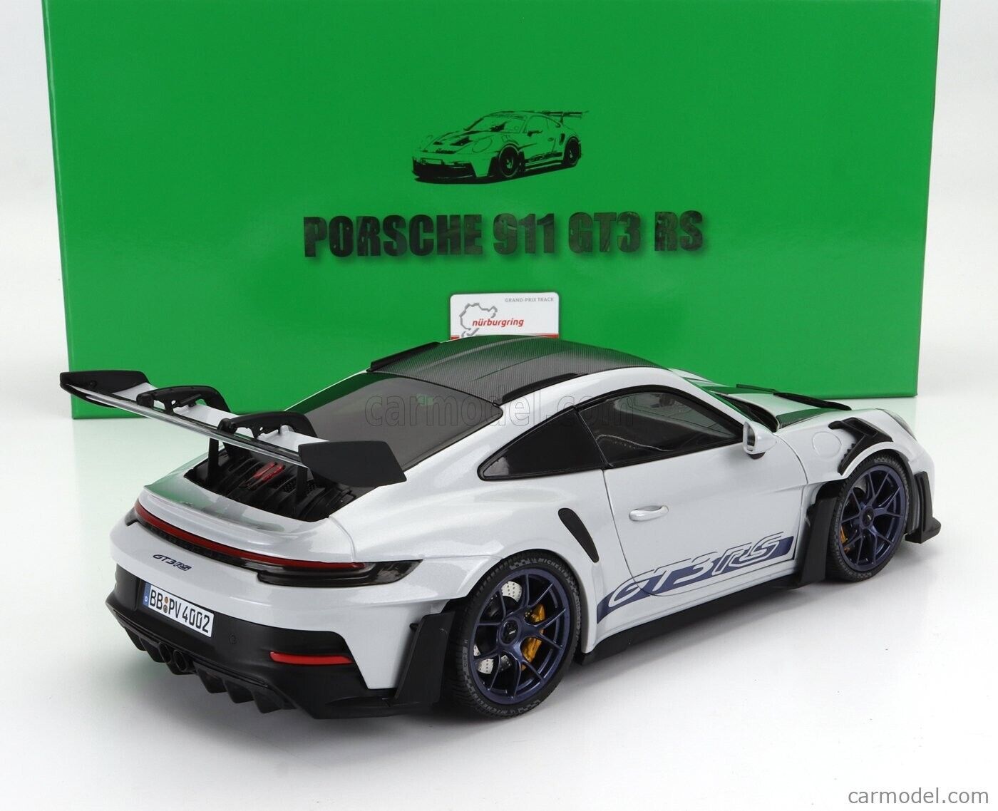 1/18 Scale Minichamps 992 911 Porsche GT3 RS Nürburgring 6:49.22 Record Box Set