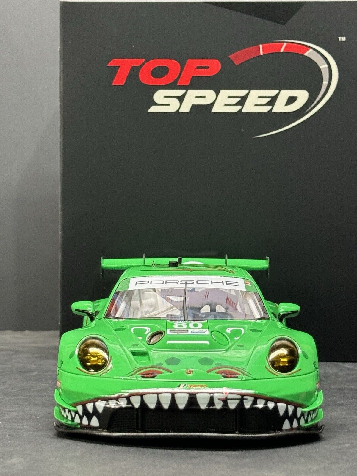 Porsche GT3 R AO Racing Rexy #80 GTD 2023 12h Sebring 1/18 Scale by Top Speed