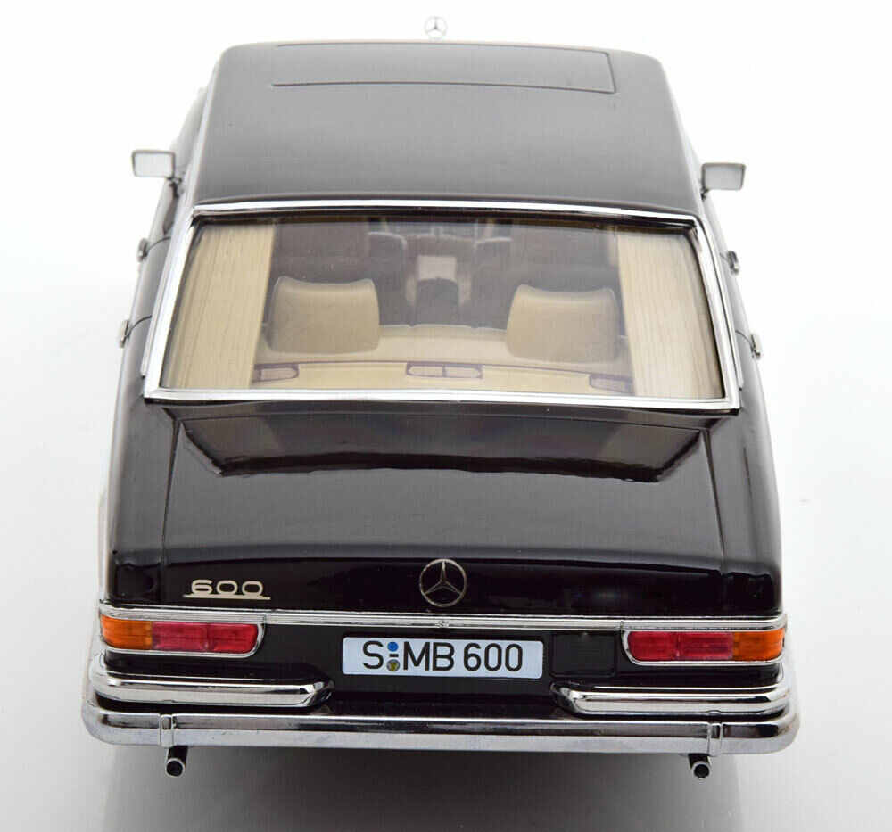 1/18 SCALE KK-SCALE 1963 MERCEDES 600 SWB W100 BLACK MODEL CAR