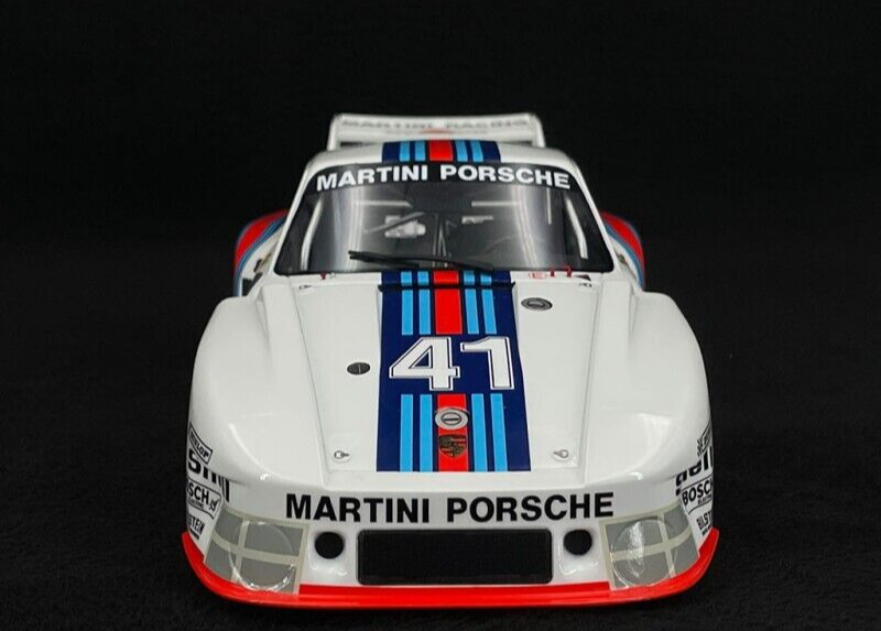 1/18 SCALE TOP SPEED Porsche 935/77 #41 Martini Racing 1977 Le Mans 24 Model Car