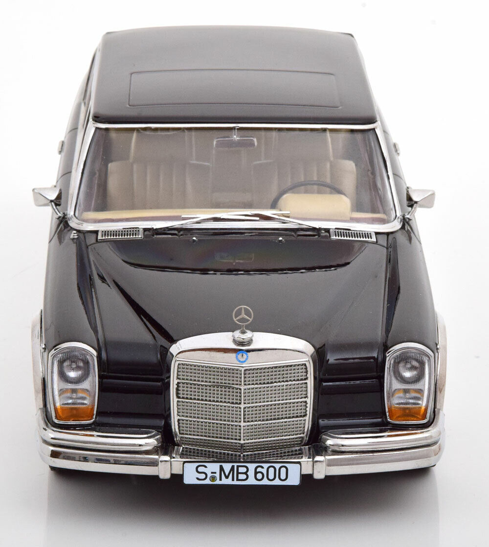 1/18 SCALE KK-SCALE 1963 MERCEDES 600 SWB W100 BLACK MODEL CAR