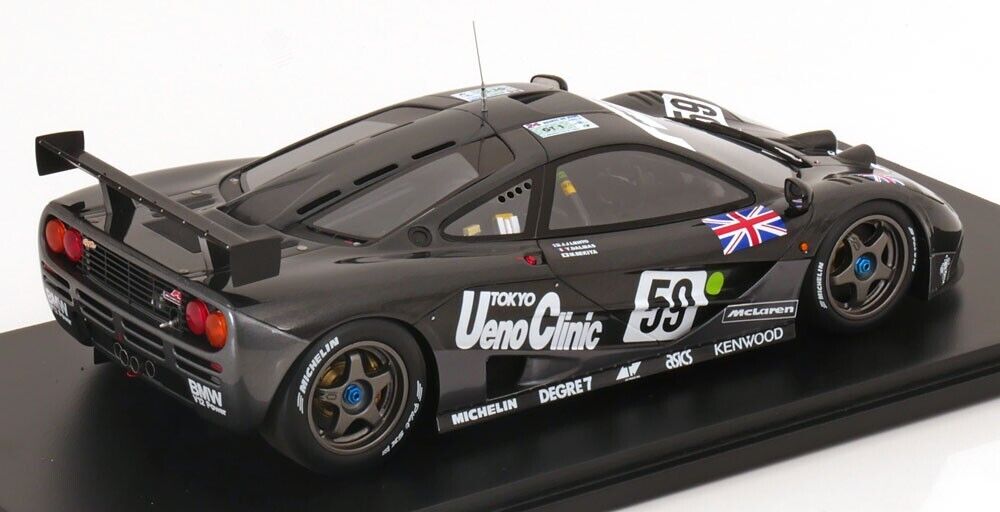 McLaren F1 GTR 1995 LeMans Winner  Model Car w/ Display Case 1/18 Scale Spark