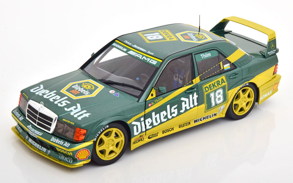 1/18 scale 1990 Mercedes 190E 2.5L 16v EVO 2  DTM Diebels Alt by SOLIDO