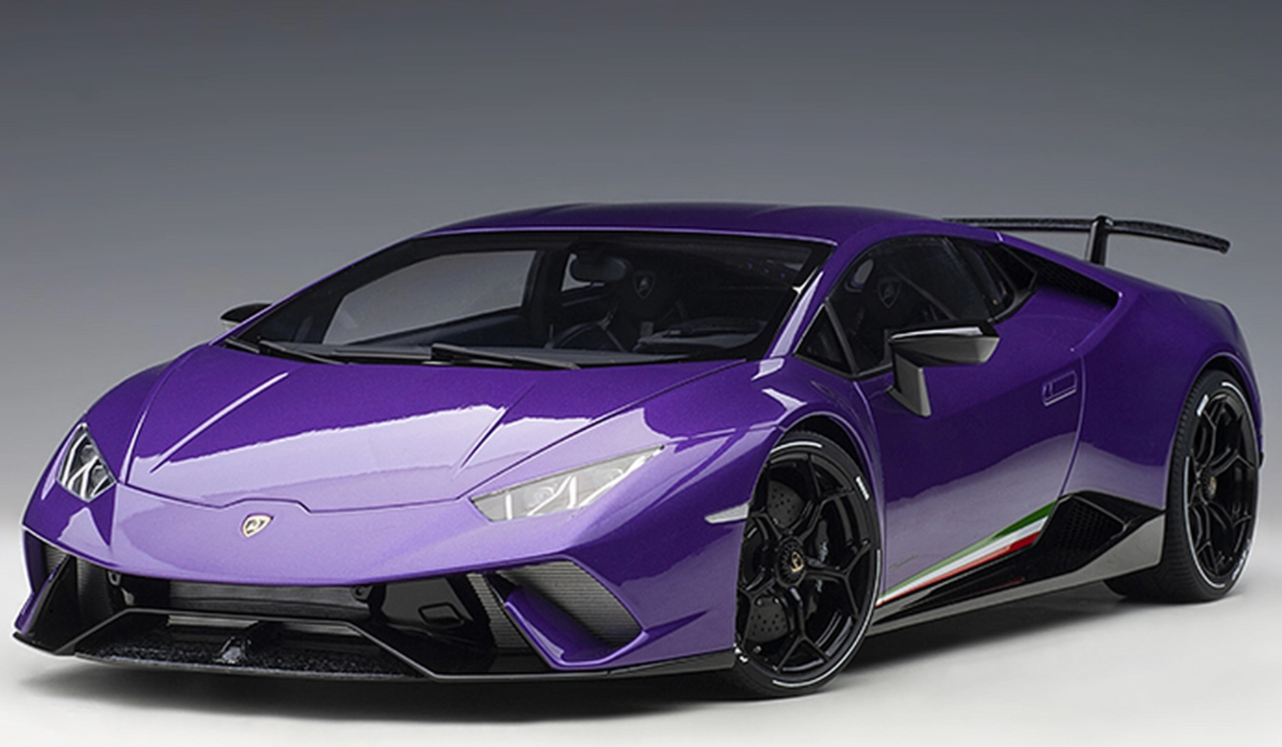 1/12 Scale Autoart Lamborghini Huracan Performante Viola Pasifae Pearl Purple