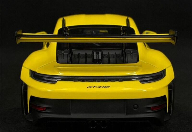 Porsche 911 992 GT3 RS Racing Yellow 1/18 Scale Diecast Model Car by Norev