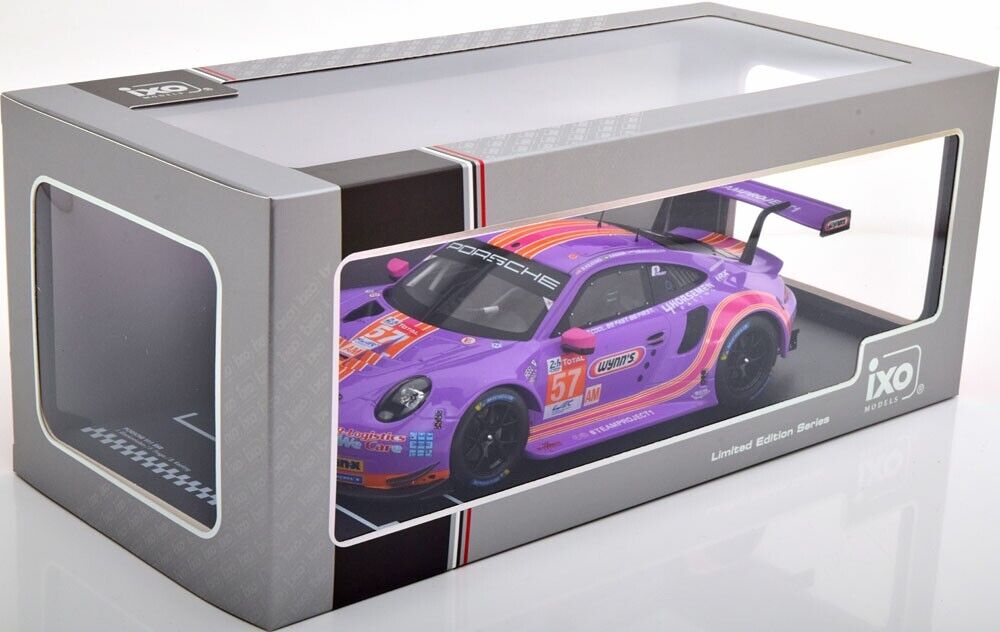 1/18 Scale IXO 911 GT3 RSR 991 24h of Le Mans 2020 #57 Wynns Livery