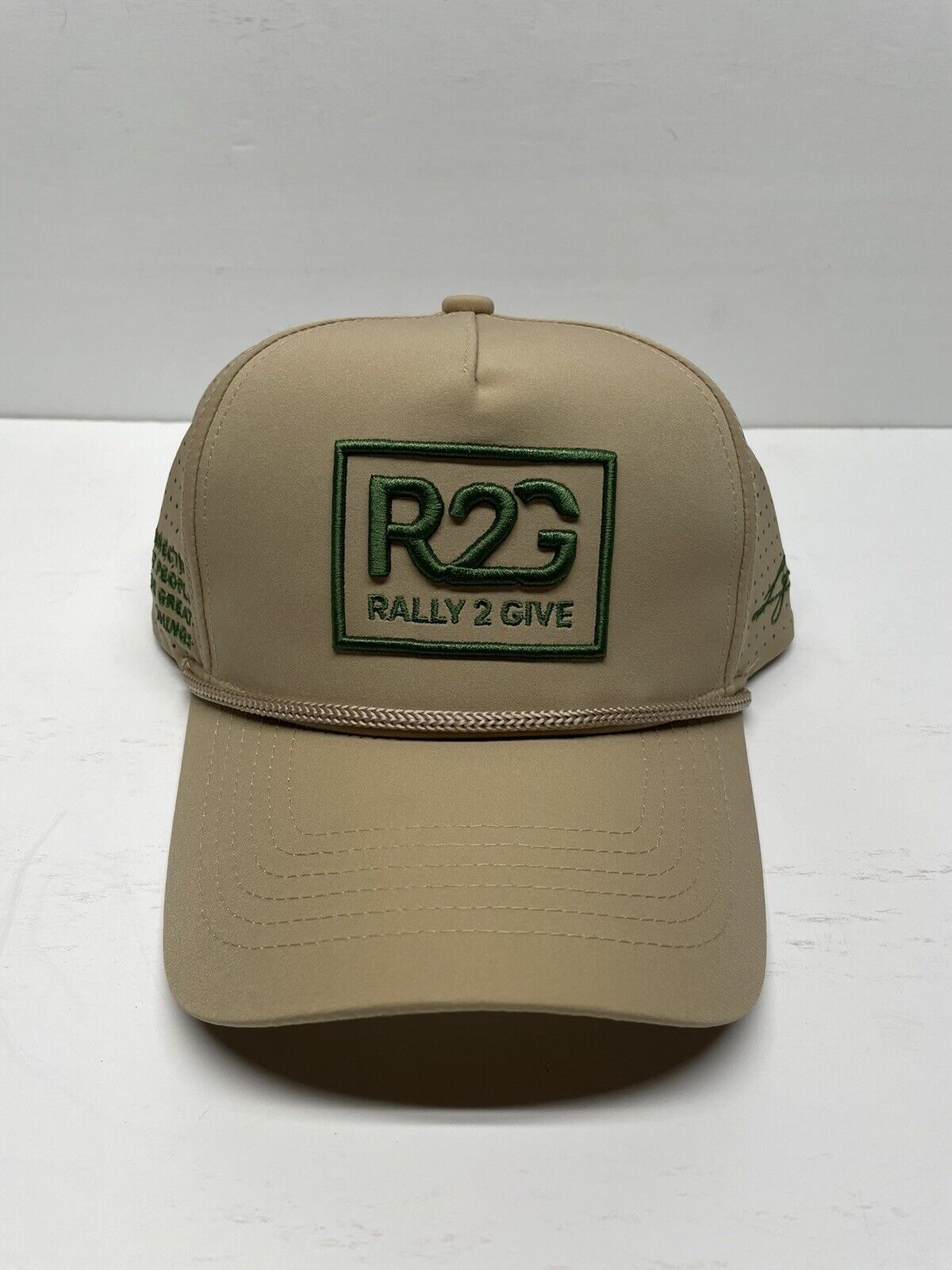 Limited Rally2Give Charity Snapback Cap NEW!