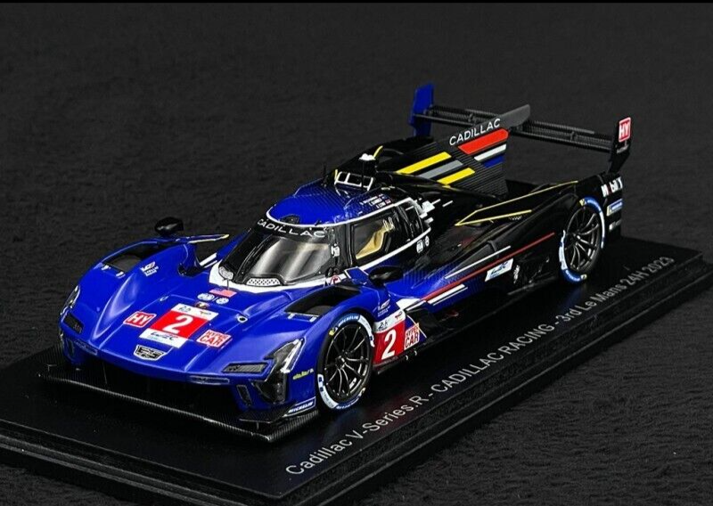 1/43 Scale Spark Cadillac V-LMDh GTP Cadillac Racing 2023 WEC LeMans 3rd