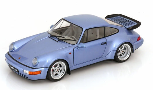 1/18 scale 1991 Porsche 964 911 Turbo 3.6 in Horizon Blue Metallic by SOLIDO