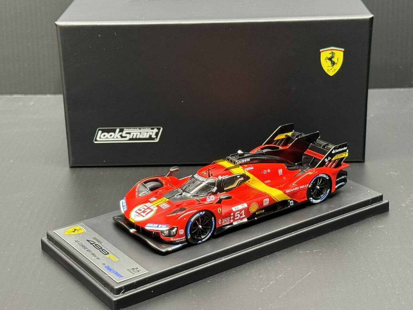 Ferrari 499P #51 Le Mans Winner 2023  1/43 Scale Diecast Model Car by Looksmart