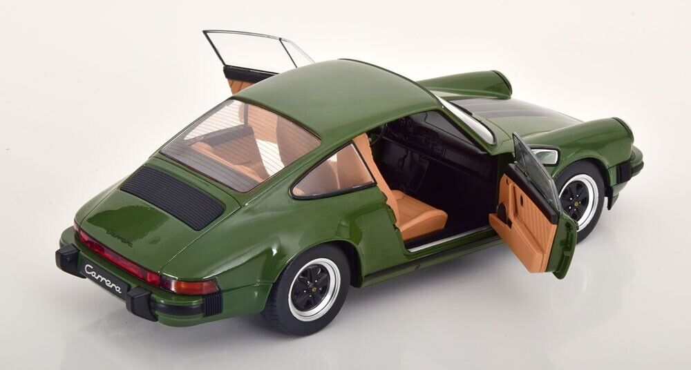 1/18 scale Porsche 911 SC Olive Green 1978 Model Car by SOLIDO