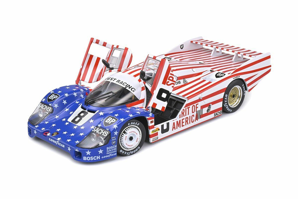 1/18 Scale Solido Porsche 956LH 956 Follmer / Morton / Miller Le Mans 1986