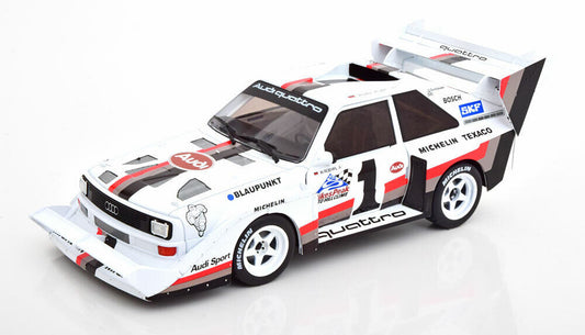 1/18 Scale CMR Audi QUATTRO S1 PIKES PEAK WINNER 1987 #1 Diecast Model Car