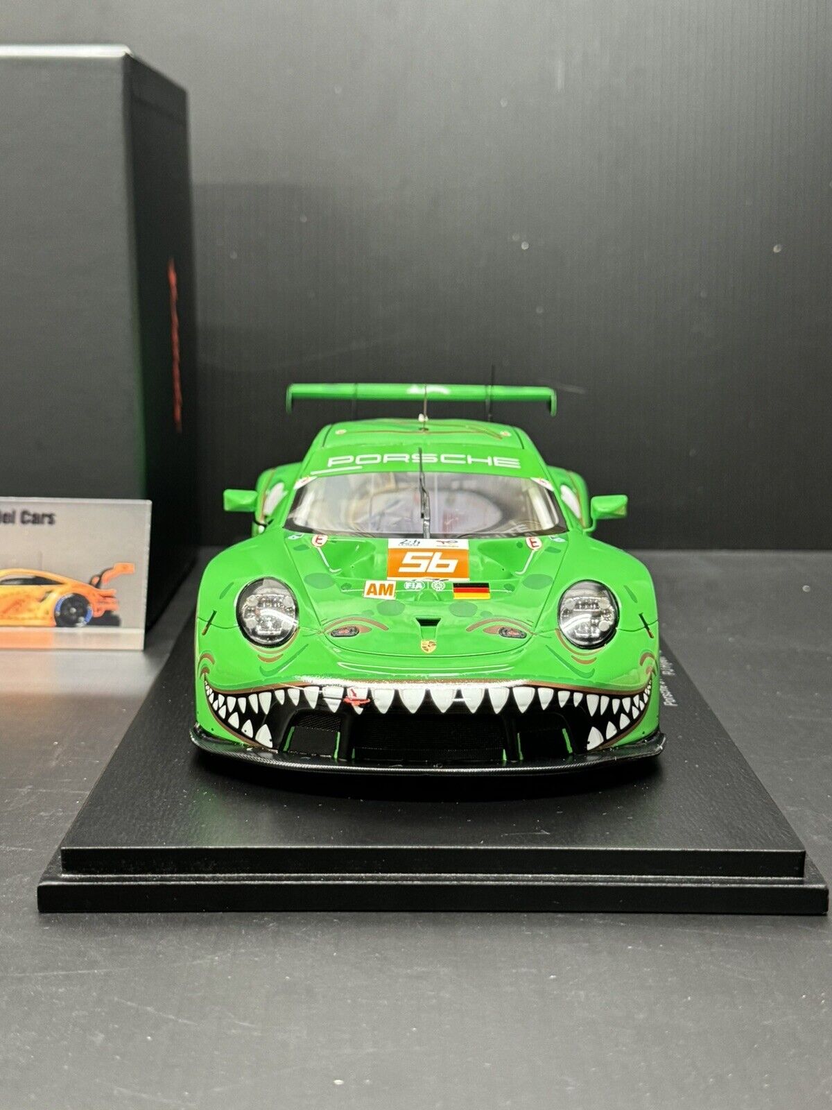 Porsche 911 RSR #56 Lemans  24Hr. 2023 AO Racing "Rexy" 1/18 Scale by Spark