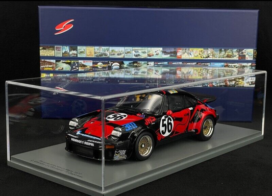 1/18 Scale Spark 1977 Porsche 934 LeMans #56 Grandet Bousquet Dagoreau