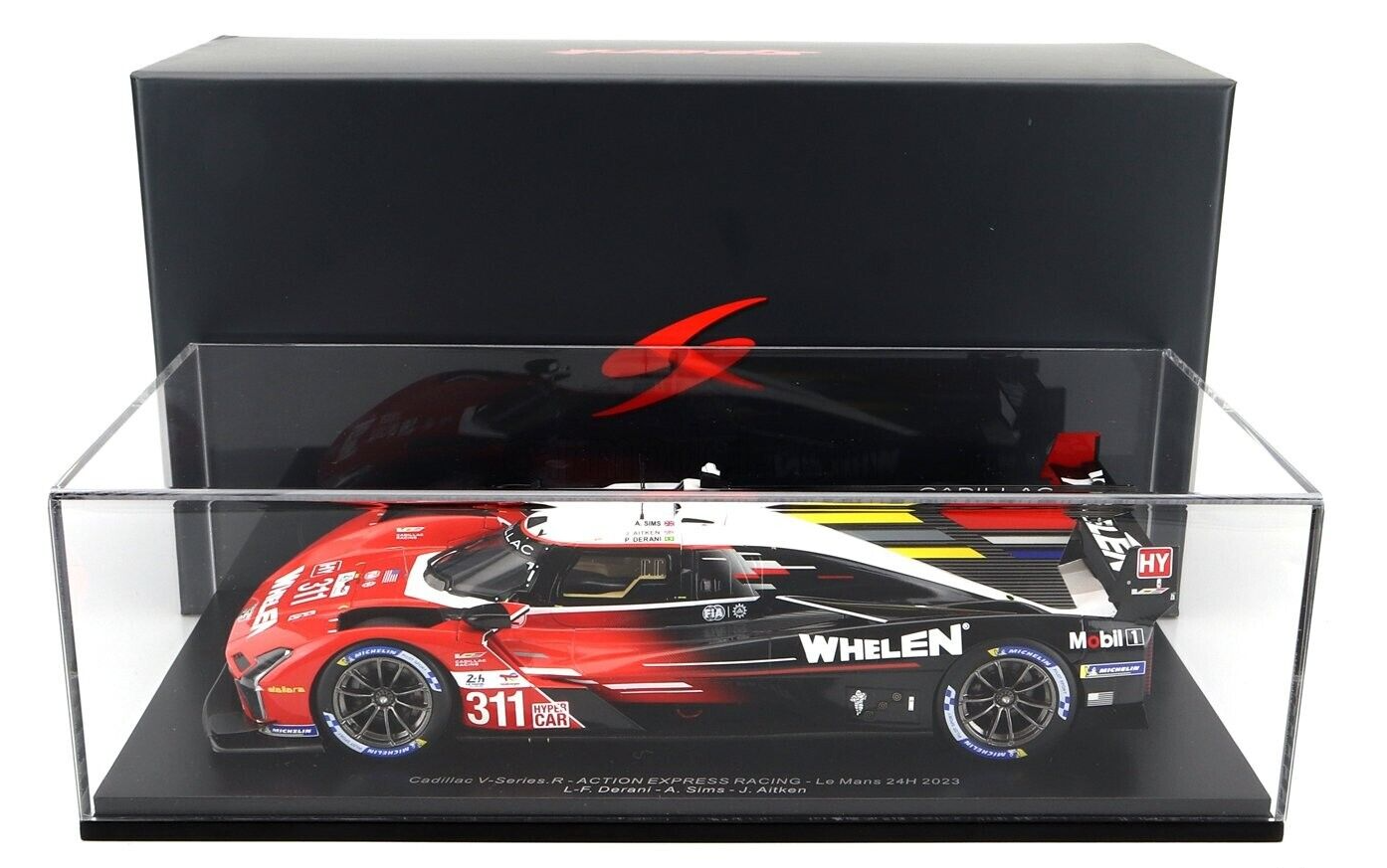 1/18 Scale Spark Cadillac V-LMDh GTP Whelen Engineering 2023 WEC LeMans