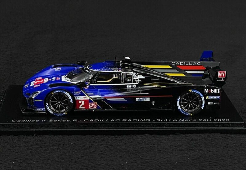 1/43 Scale Spark Cadillac V-LMDh GTP Cadillac Racing 2023 WEC LeMans 3rd