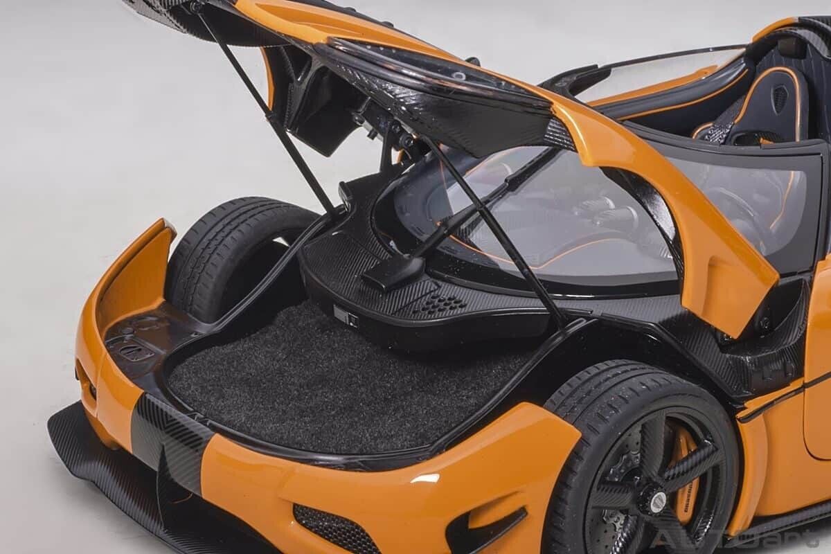 AUTOart Koenigsegg Agera RS Orange/Carbon Black 1/18 Scale Model Car 79023