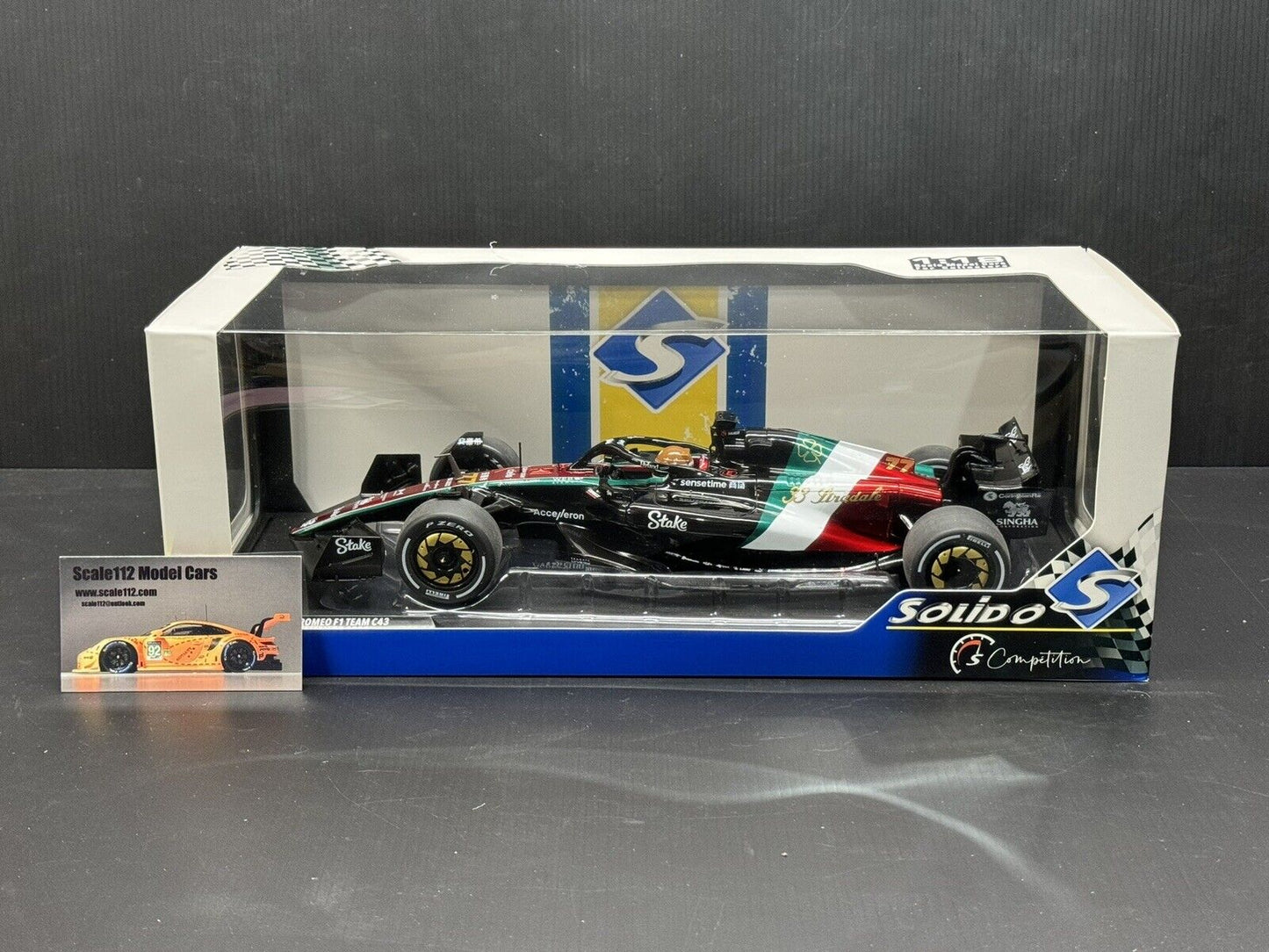 Alfa-Romeo C43 - 2023 ITALIAN GP - 1/18 Scale Solido - Diecast Model Car