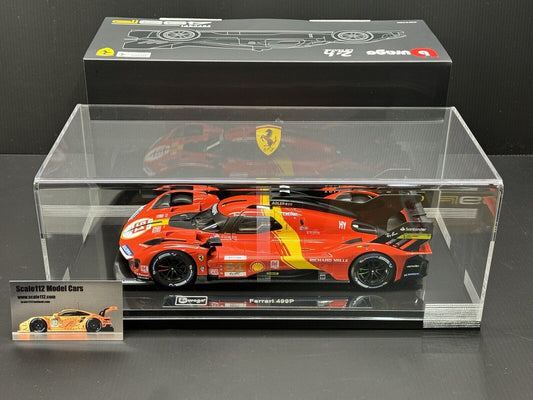 1/18 Scale Ferrari 499P #51 Le Mans Winner 2023  Model Bburago Premium  Ed.