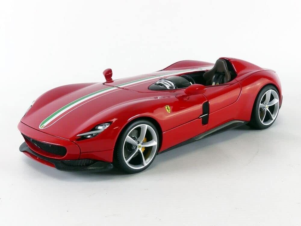 1/18 Bburago Ferrari Monza SP1 in Red Diecast Model Car with Opening Parts