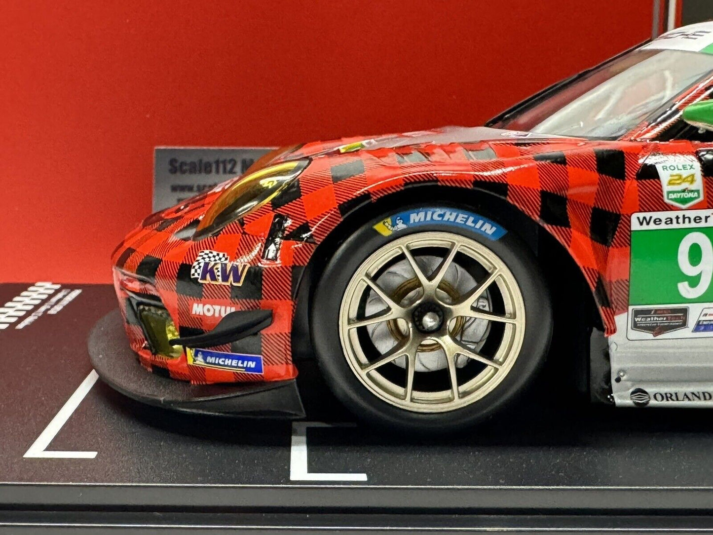 1/18 Scale IXO Porsche GT3 R #9 Winner GTD 24h Sebring 2021 Pfaff Motorsports