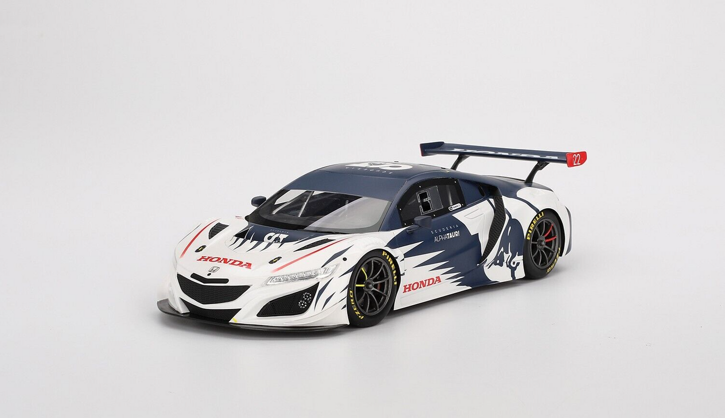 1/18 Scale Honda NSX GT3 EVO #22 Yuki Tsunoda "AlphaTauri" By Top Speed Models