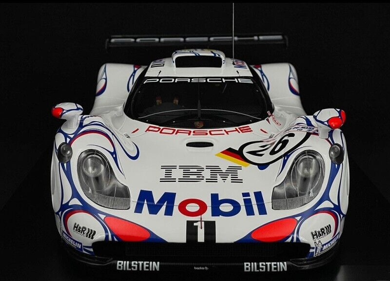 Spark Porsche GT1 #26 Winner 24h LeMans w/ Display Case Ltd. to 911 1/12 Scale