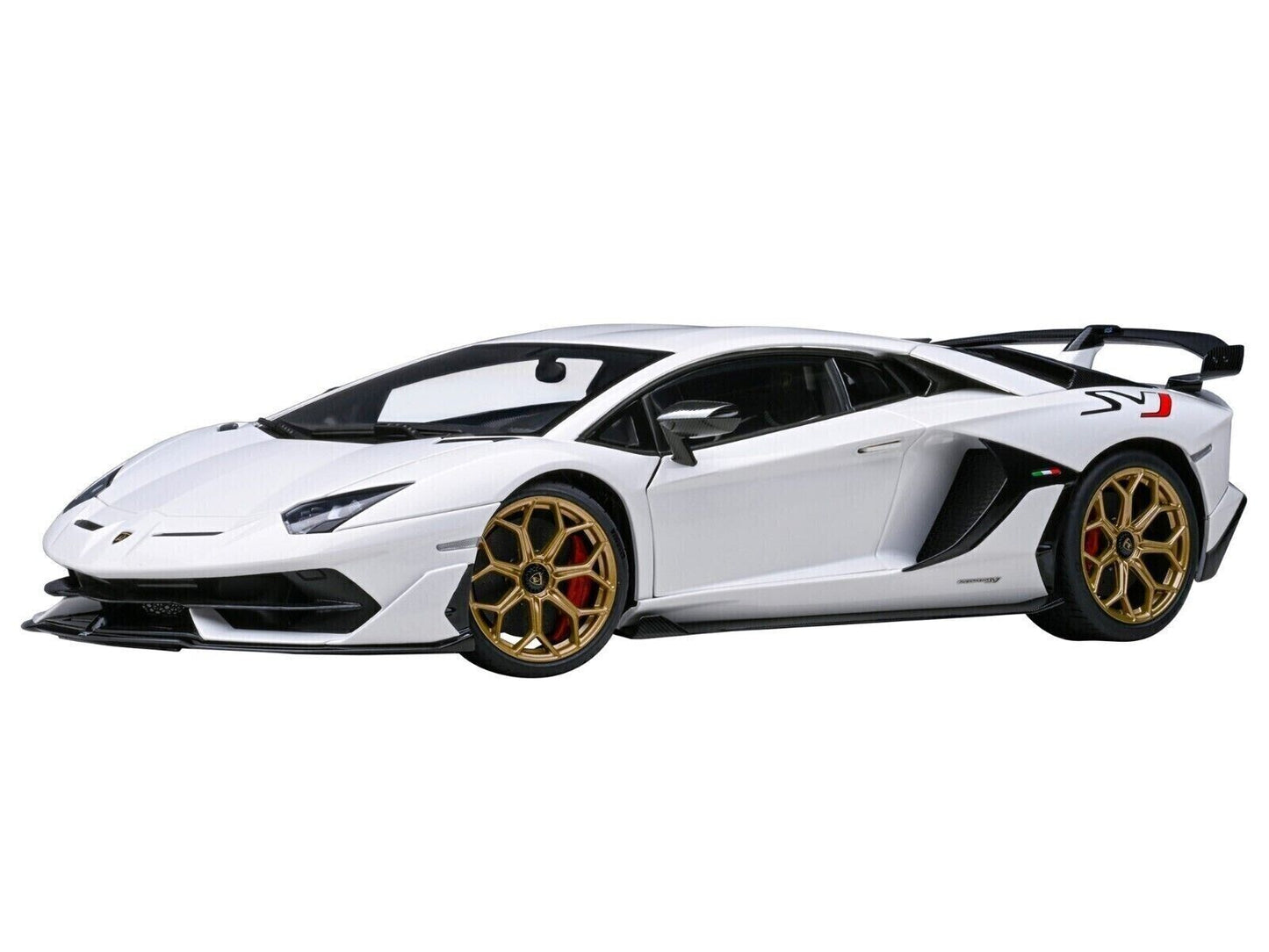 1/18 Lamborghini Aventador SVJ Bianco Asopo Pearl White Model By Autoart 79217