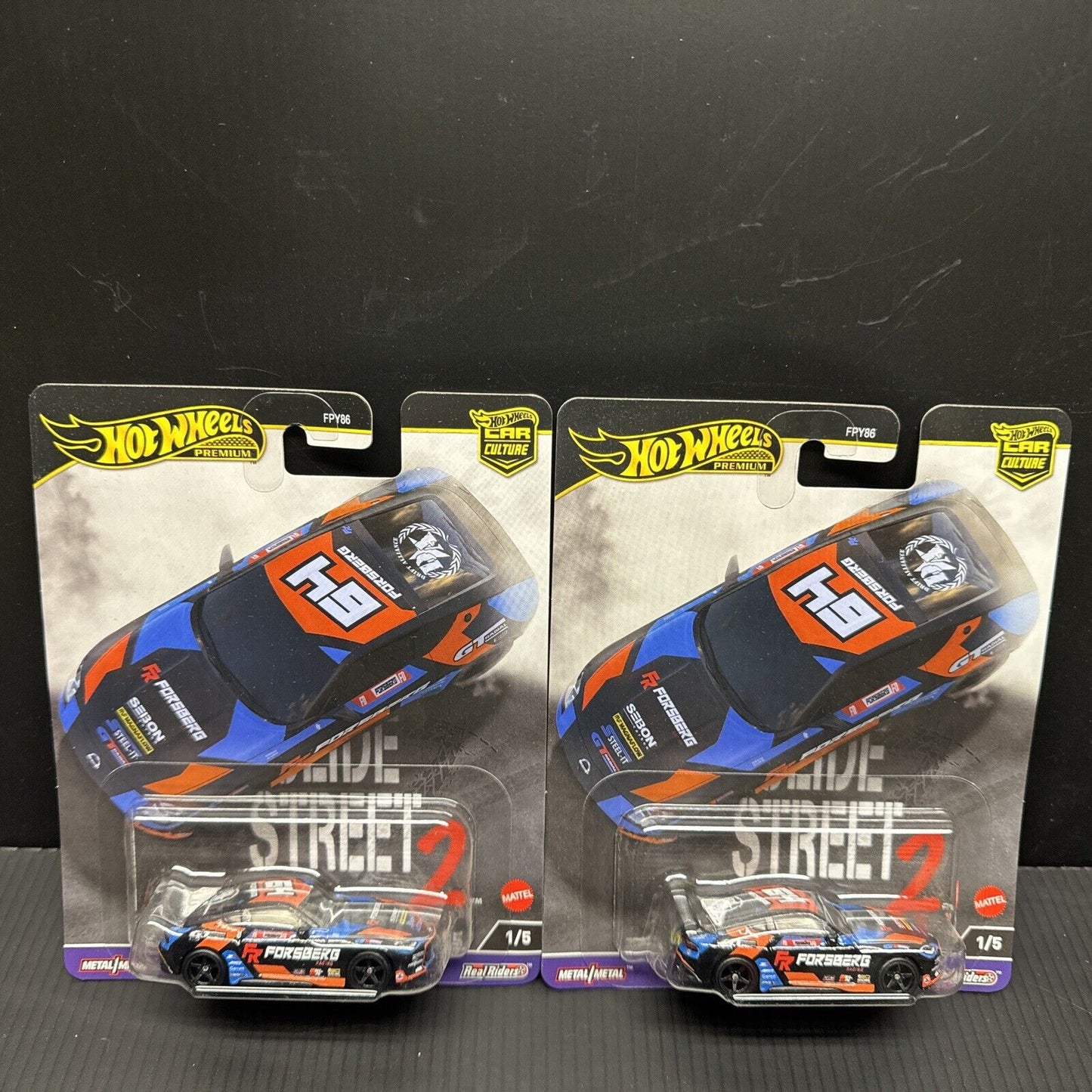 2024 Hot Wheels Premium Car Culture Slide Street 2- 2023 NISSAN Z Lot Of 2