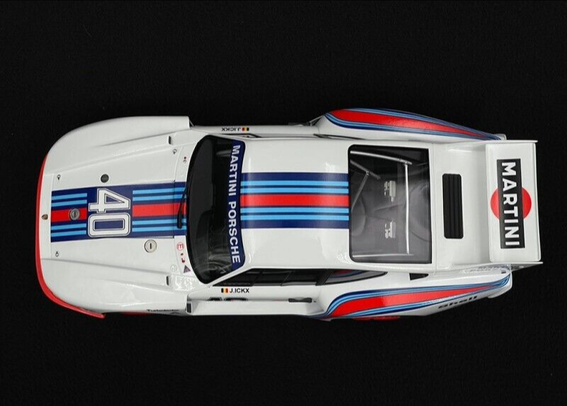 1/18 SCALE TOP SPEED Porsche 935/77 #40 Martini Racing 1977 DRM Hockenheim