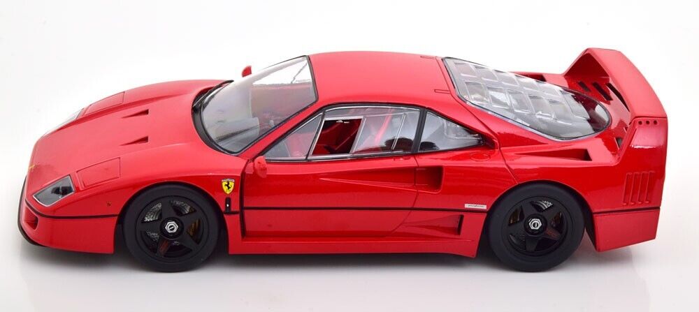 1990 Ferrari F40 Lightweight Red Diecast Model Car 1/18  KK SCALE MODELS