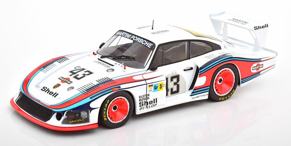 1/18 Scale Solido Porsche 935/78 Moby Dick Martini Racing No.43 Le Mans