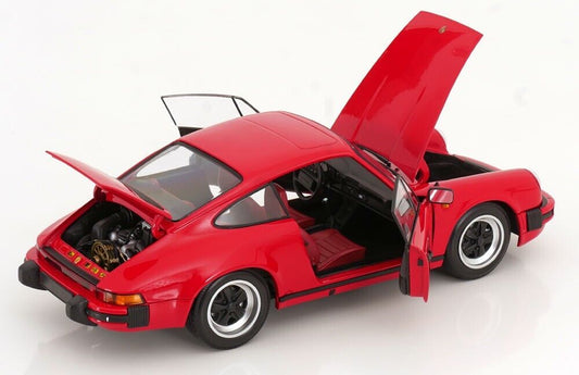 1/18 Scale 1983 PORSCHE 911 CARRERA  diecast model car in RED by Minchamps