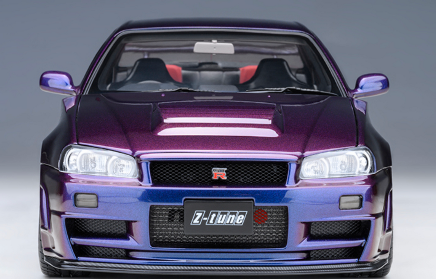 NISSAN NISMO (R34) GT-R-Z-TUNE - MIDNIGHT PURPLE - AUTOART 1/18 - MODEL CAR