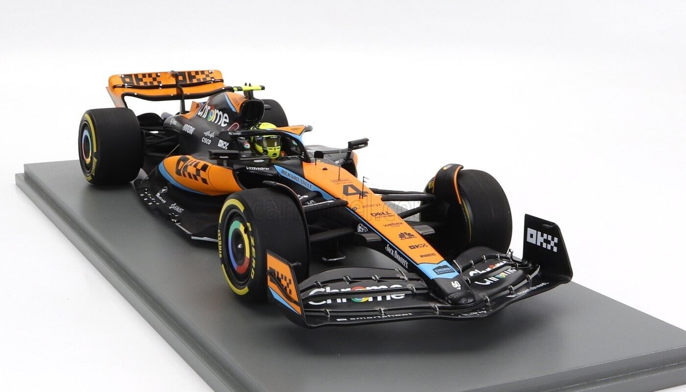 1/18 Spark McLaren MCL60 2023 GP Australian #4 Lando Norris W/ Display Case