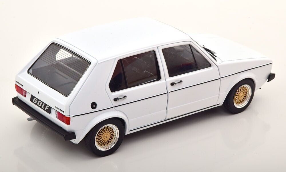 1/18 Solido 1982 Volkswagen VW MKI Rabbit White Diecast Model Car