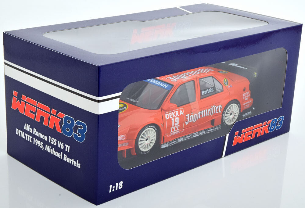 1/18 SCALE ALFA ROMEO 155 V6 TI JÄGERMEISTER DTM / ITC 1995 by WERK83