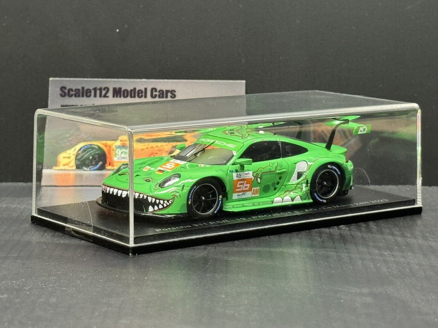 Porsche 911 RSR #56 Lemans  24Hr. 2023 AO Racing "Rexy" 1/43 Scale by Spark