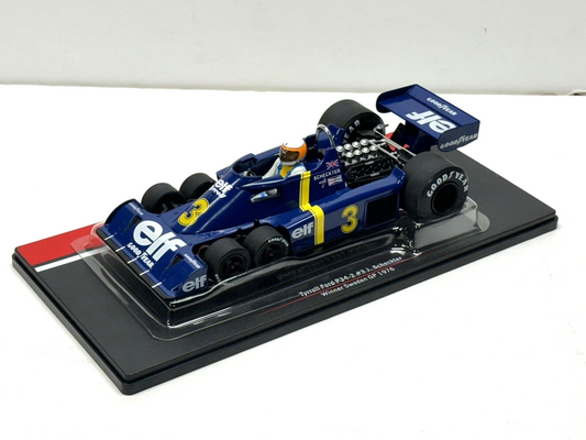 1/18 scale TYRRELL P34 #3 Jody Scheckter 1976 Swedish GP Diecast Model Car