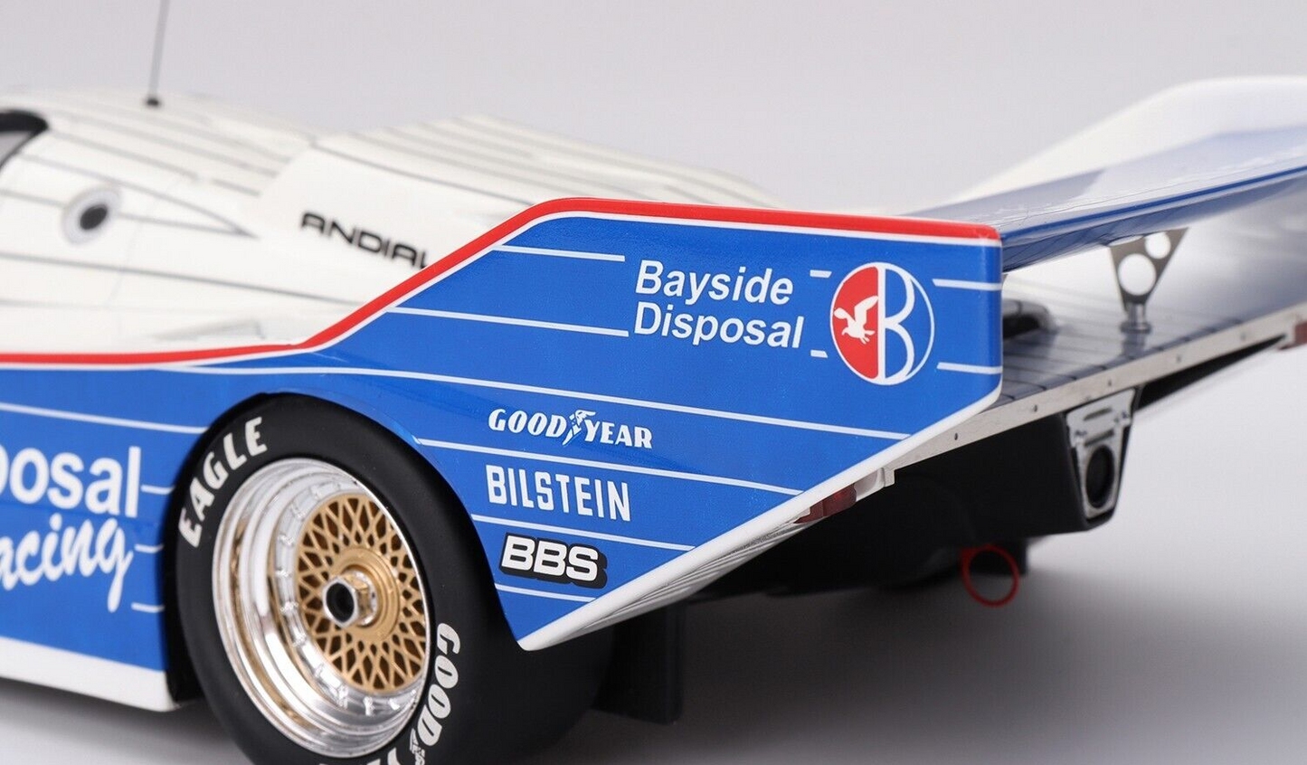 1/18 SCALE TOP SPEED Porche 962 #85 Bayside Disposal Racing 1987 IMSA