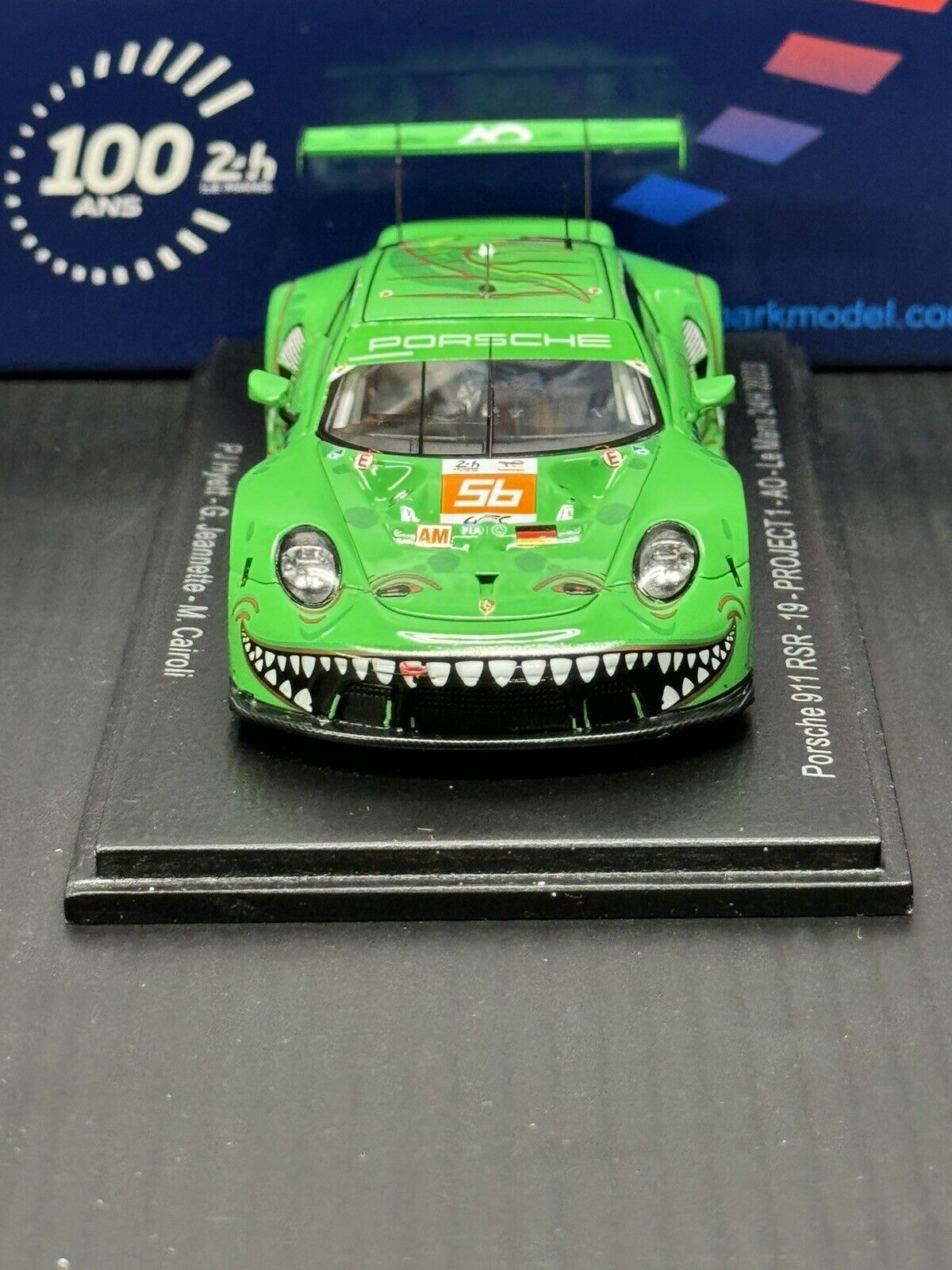 Porsche 911 RSR #56 Lemans  24Hr. 2023 AO Racing "Rexy" 1/43 Scale by Spark