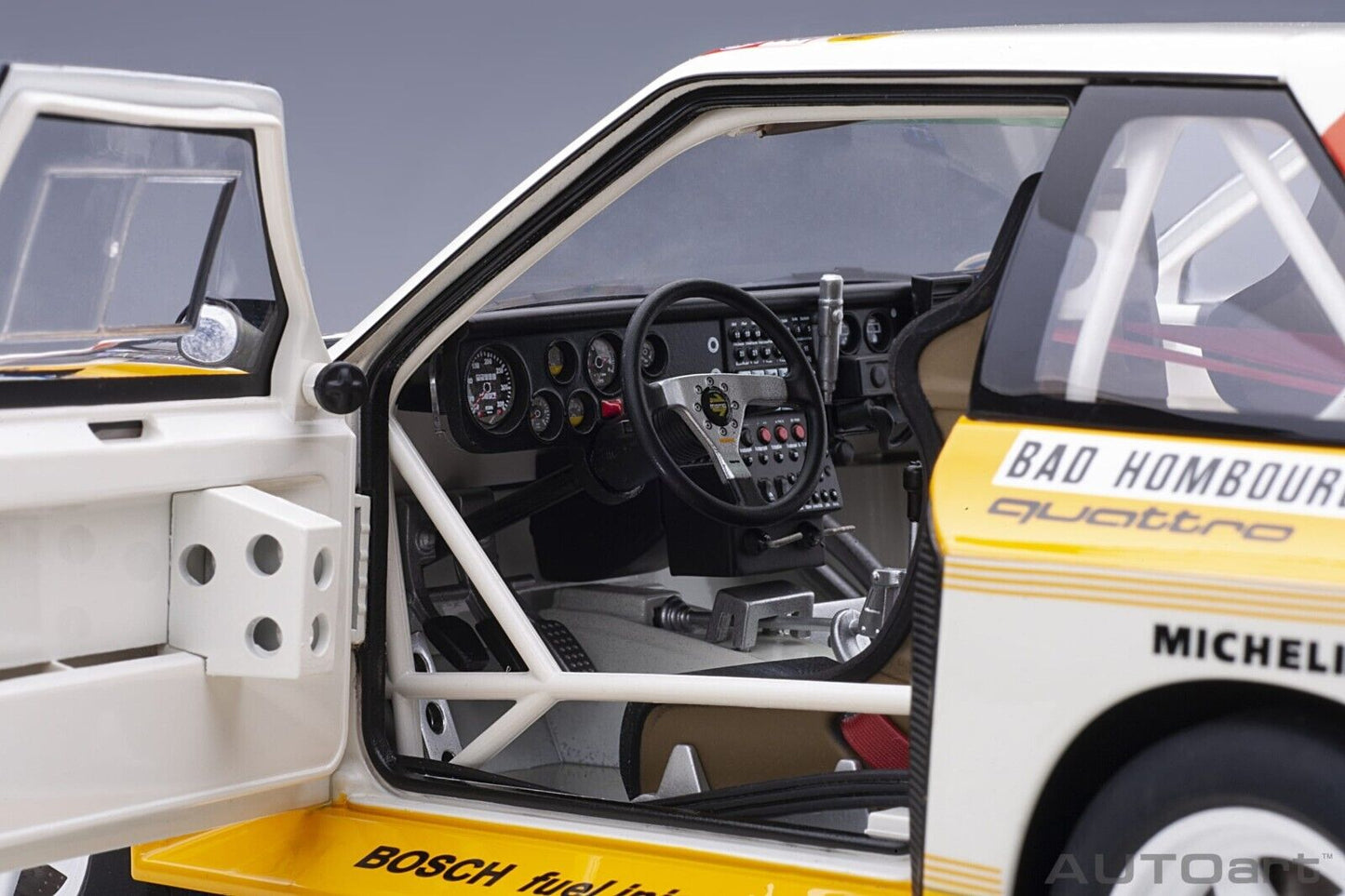 1/18 Scale Audi Quattro S1 Rally Monte Carlo 1986 #6 Model Car by AUTOart