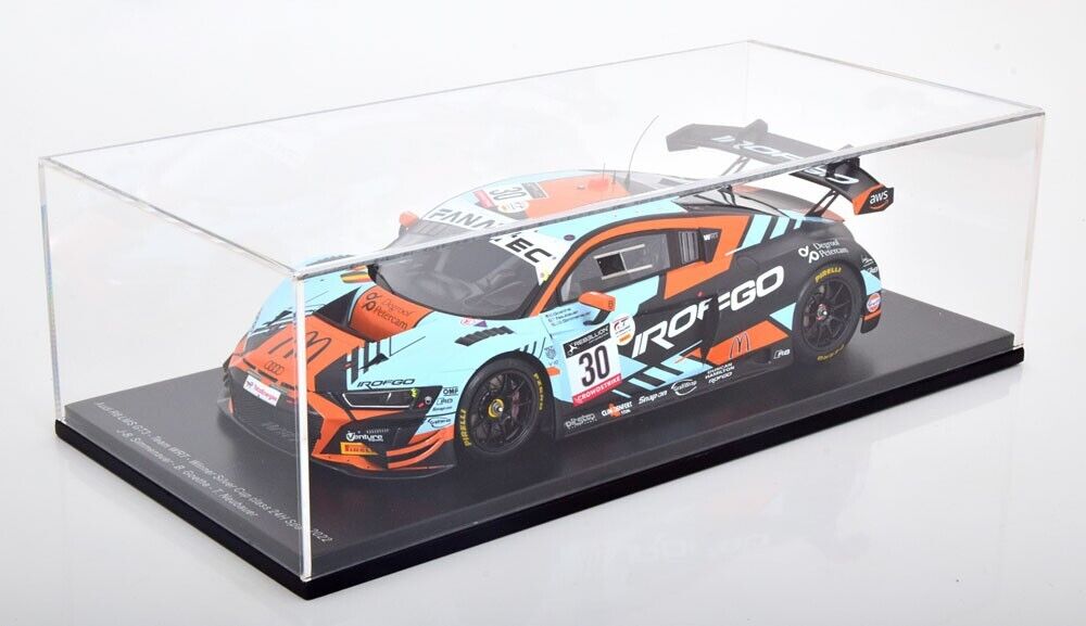 SPARK - AUDI R8 LMS GT3 - WINNER SILVER CUP CLASS SPA 2022  1/18 SCALE MODEL CAR