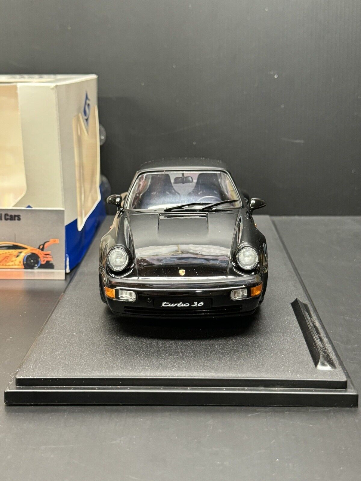 1/18 scale 1991 Porsche 964 911 Turbo 3.6 Black "Bad Boys" by SOLIDO