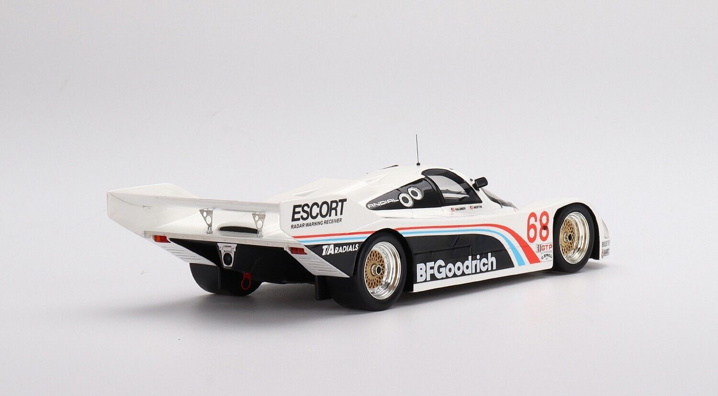 1/18 SCALE TOP SPEED Porsche 962 #68 1986 IMSA Road America 500 Miles Model Car