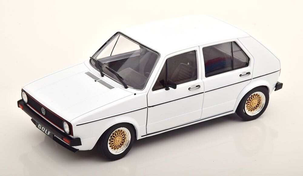 1/18 Solido 1982 Volkswagen VW MKI Rabbit White Diecast Model Car